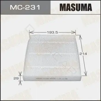 Фильтр салонный MASUMA MC-231