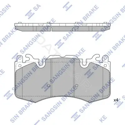 Тормозные колодки Hi-Q SP2239