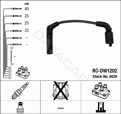 Высоковольтные провода NGK 6020
