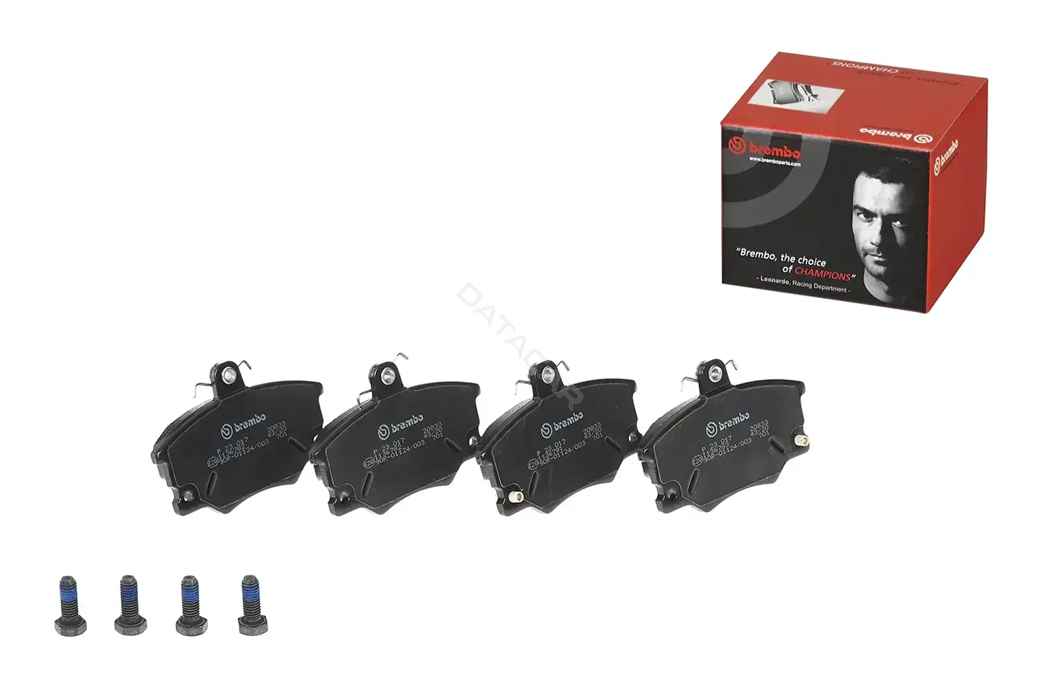 Тормозные колодки BREMBO P23017