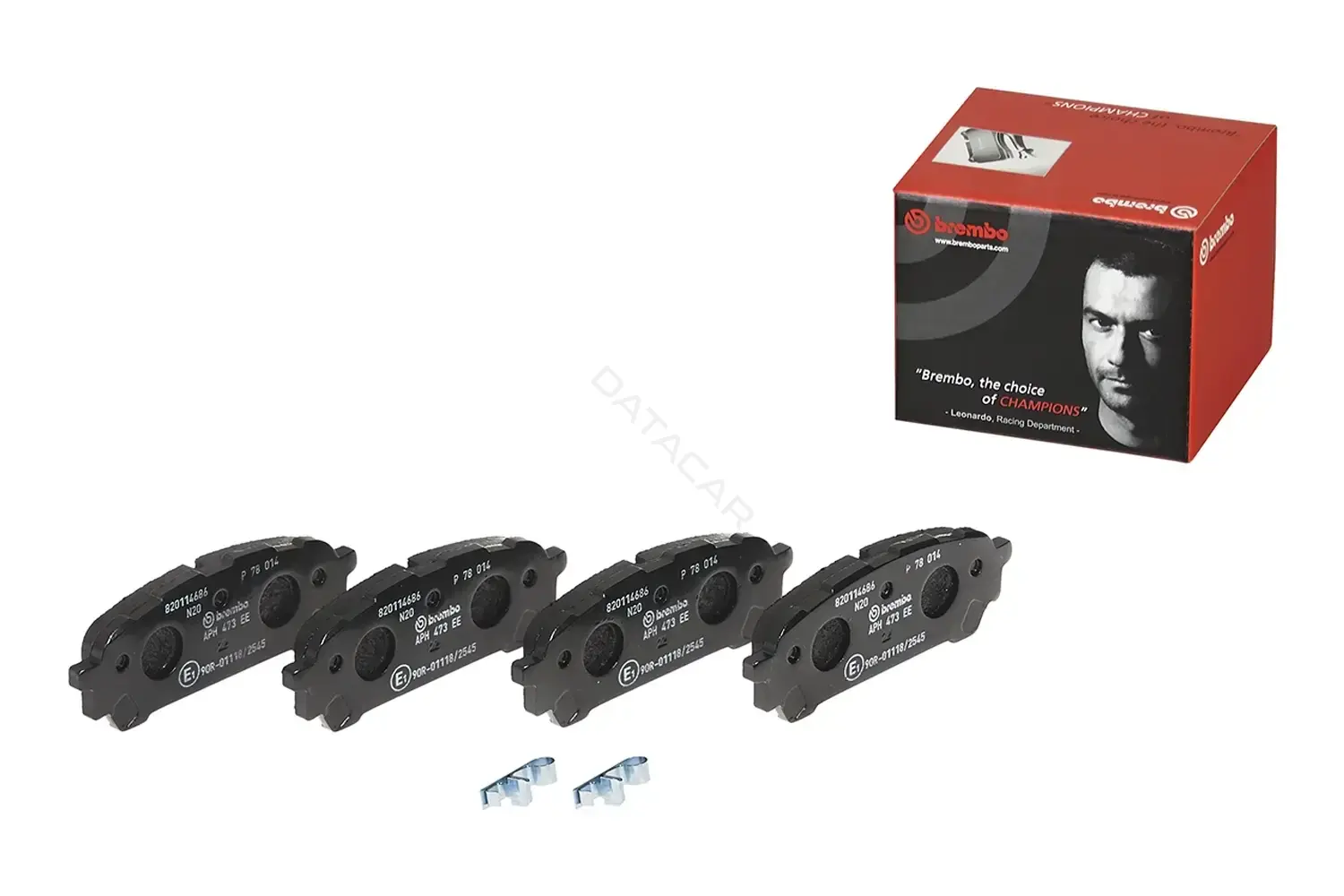 Тормозные колодки BREMBO P78014