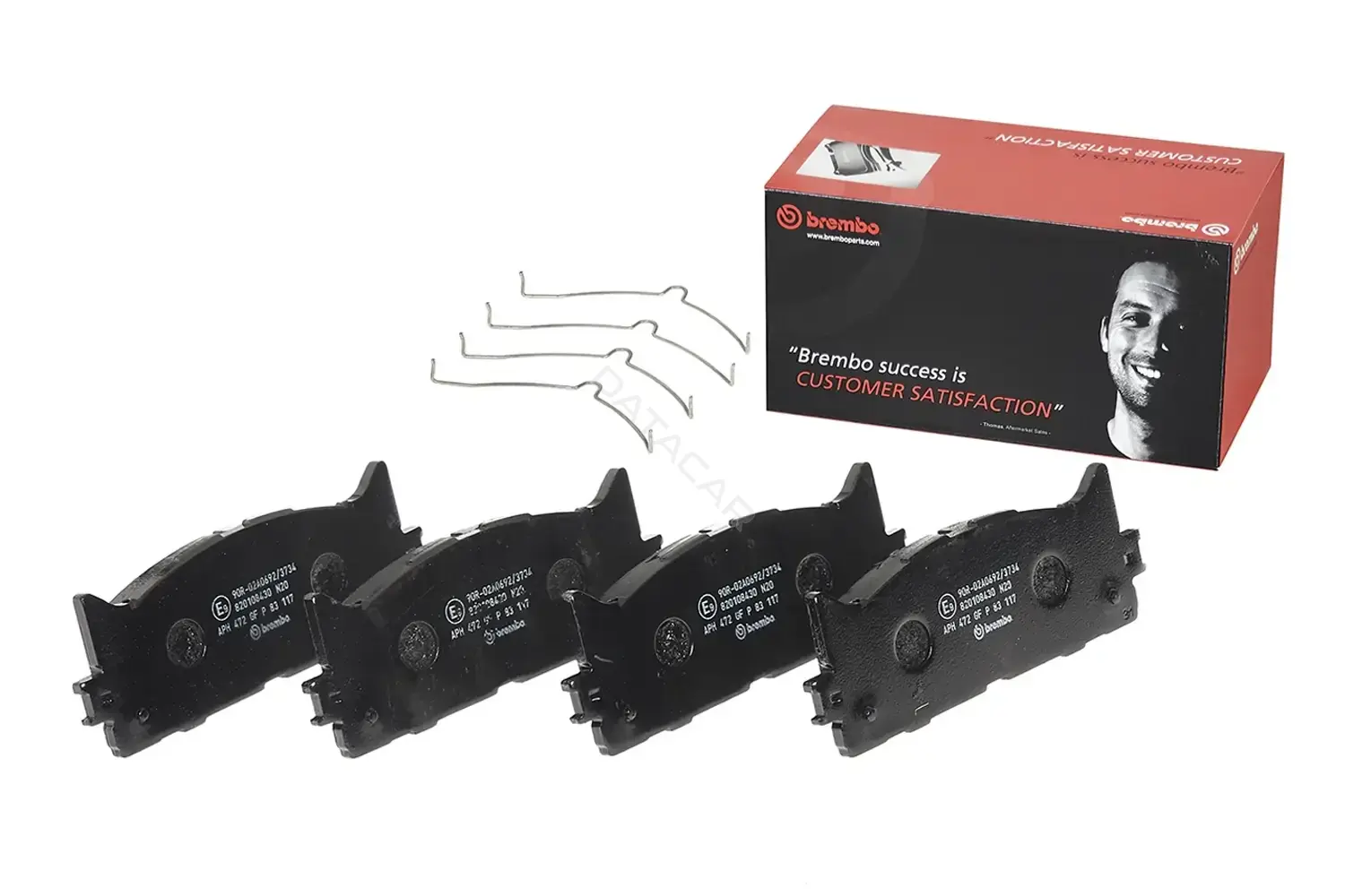 Тормозные колодки BREMBO P83117
