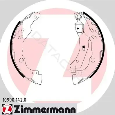 Барабанные колодки ZIMMERMANN 10990.142.0