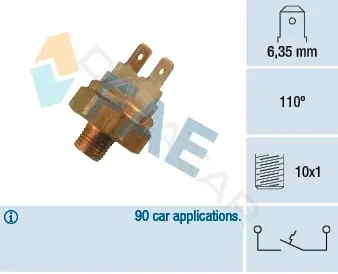 Датчик температуры охлаждающей жидкости FAE 35480