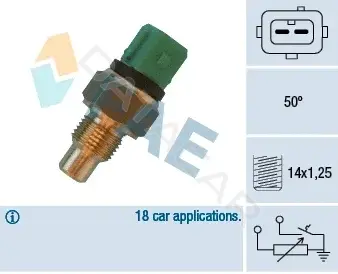 Датчик температуры охлаждающей жидкости FAE 34430