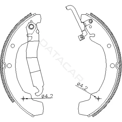 Барабанные колодки REMSA 4688.01