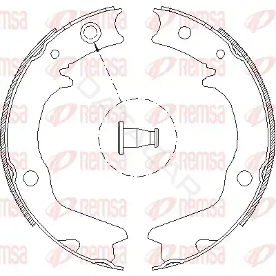 Колодки ручника REMSA 4702.00