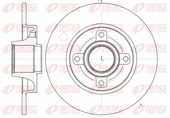 Тормозные диски REMSA 61014.00