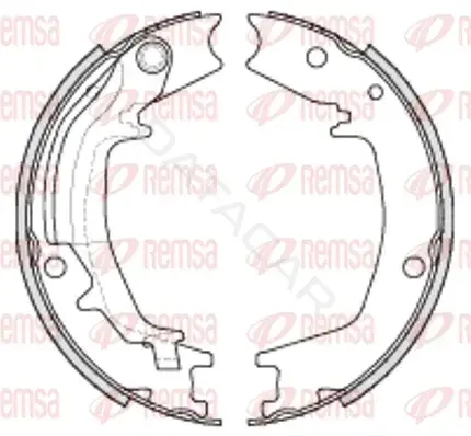 Колодки ручника REMSA 4235.00