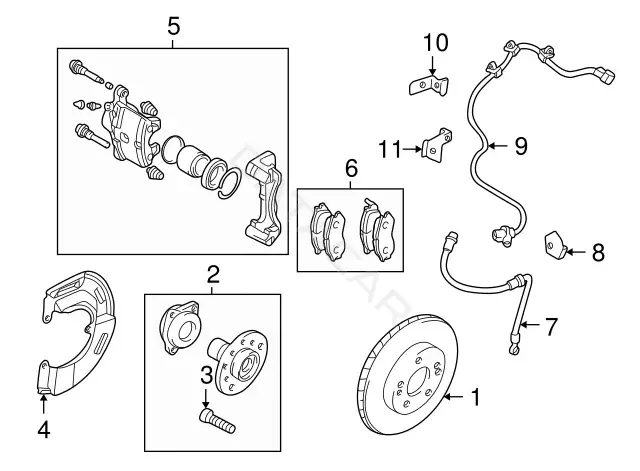 Тормозные колодки MITSUBISHI MZ690568