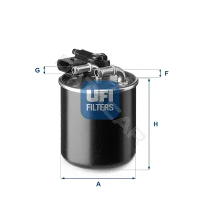 Топливный фильтр UFI 24.148.00