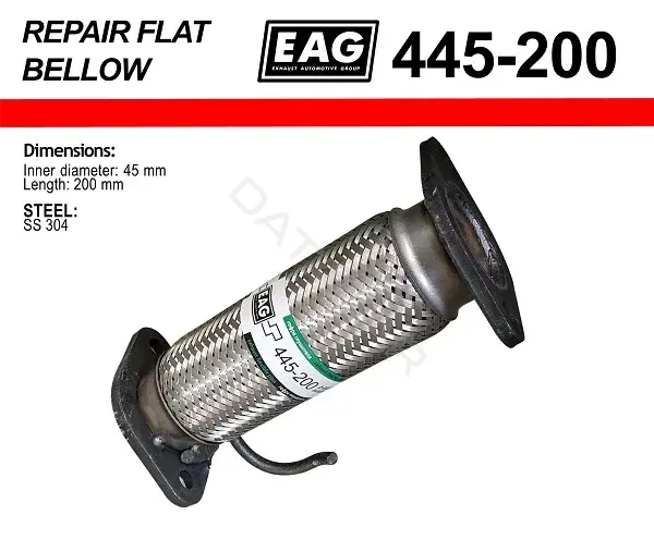 Гофра глушителя EAG 445-200