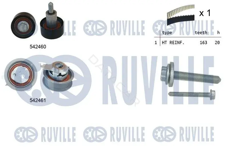 Комплект ГРМ RUVILLE 550384