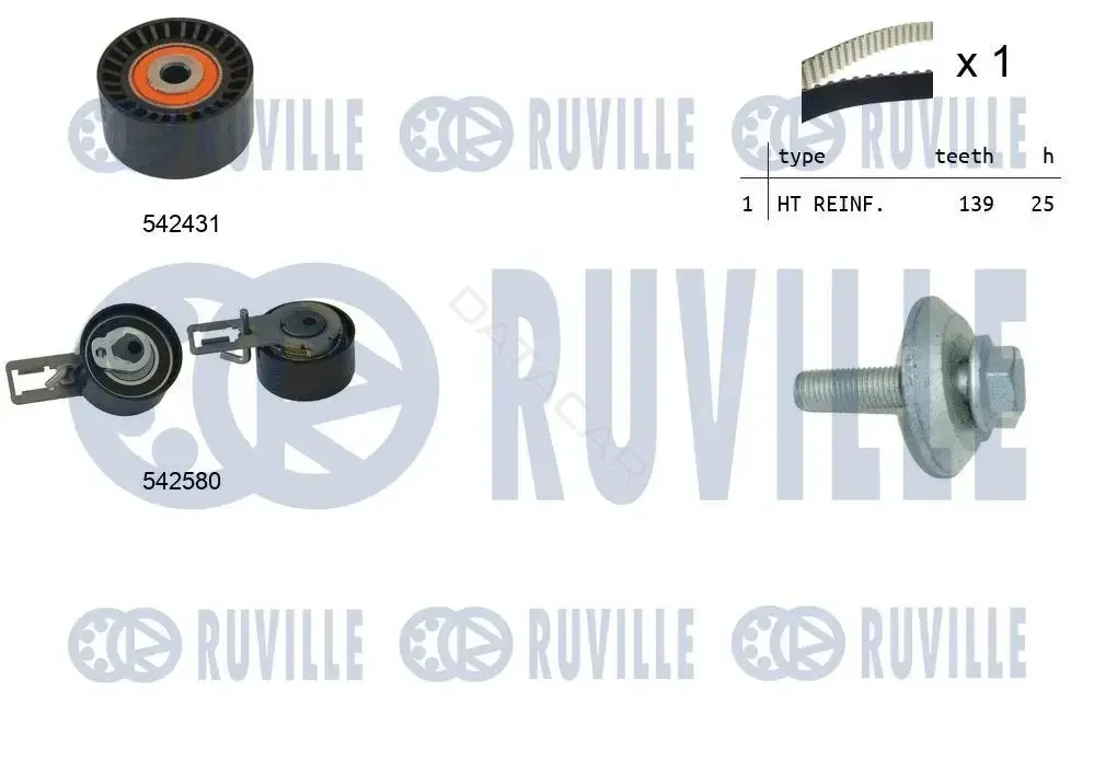Комплект ГРМ RUVILLE 550386