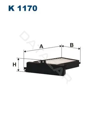 Фильтр салонный FILTRON K1170