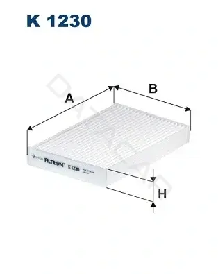 Фильтр салонный FILTRON K1230