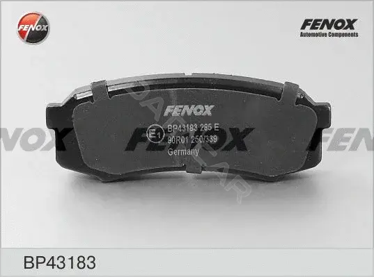 Тормозные колодки FENOX BP43183