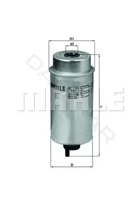 Топливный фильтр KNECHT/MAHLE KC116
