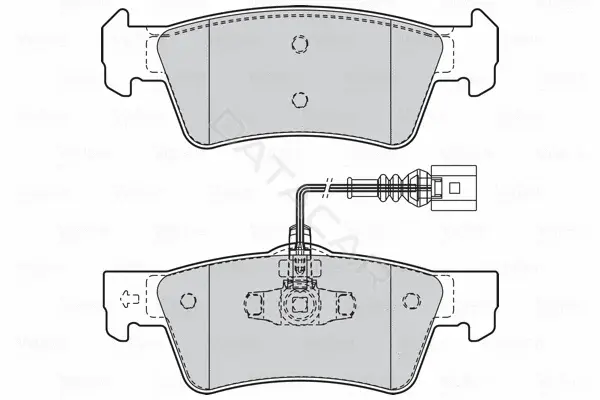 Тормозные колодки VALEO 302332