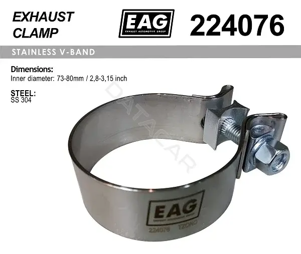Хомут глушителя EAG 224076