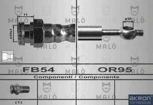 Тормозные шланги MALO 80501
