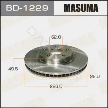 Тормозные диски MASUMA BD-1229