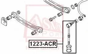 Стойки стабилизатора ASVA 1223-ACR