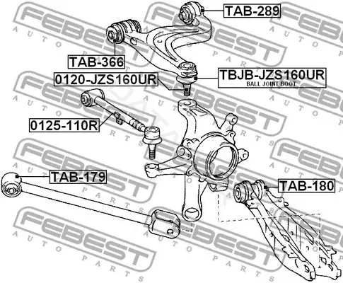 Шаровая опора FEBEST TBJB-JZS160UR