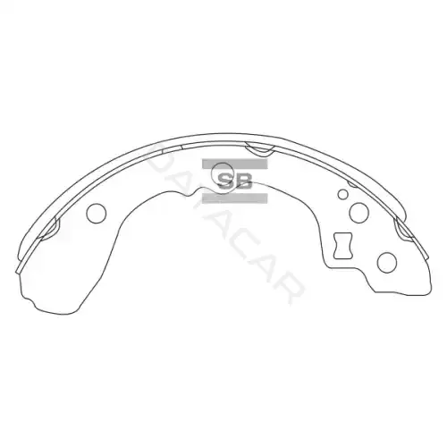 Барабанные колодки Hi-Q SA134