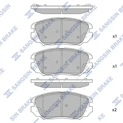 Тормозные колодки Hi-Q SP1402