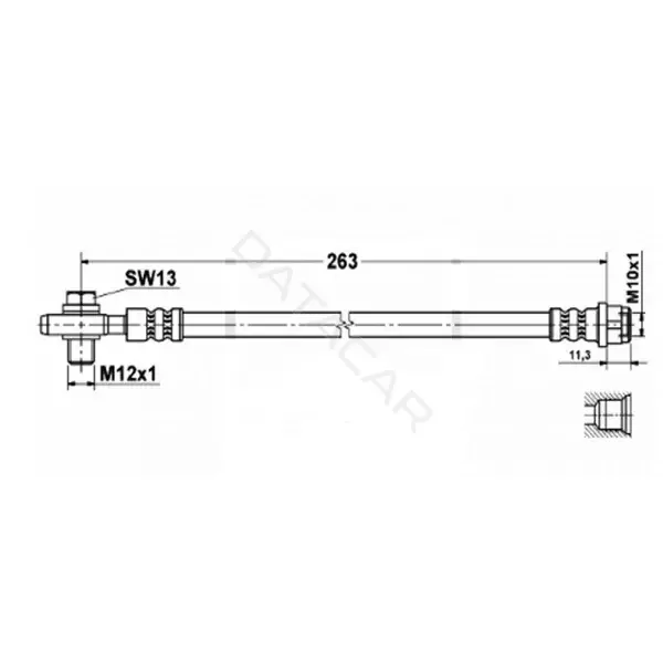 Тормозные шланги TRIALLI BF4827