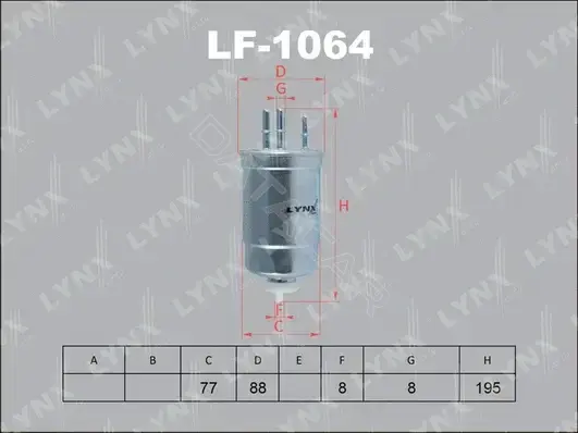 Топливный фильтр LYNXAUTO LF-1064