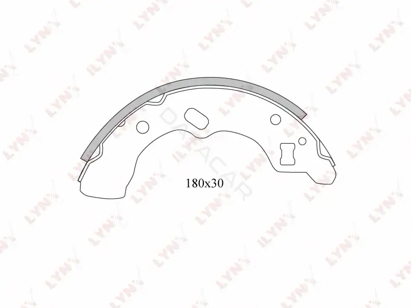 Барабанные колодки LYNXAUTO BS-5102
