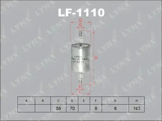 Топливный фильтр LYNXAUTO LF-1110