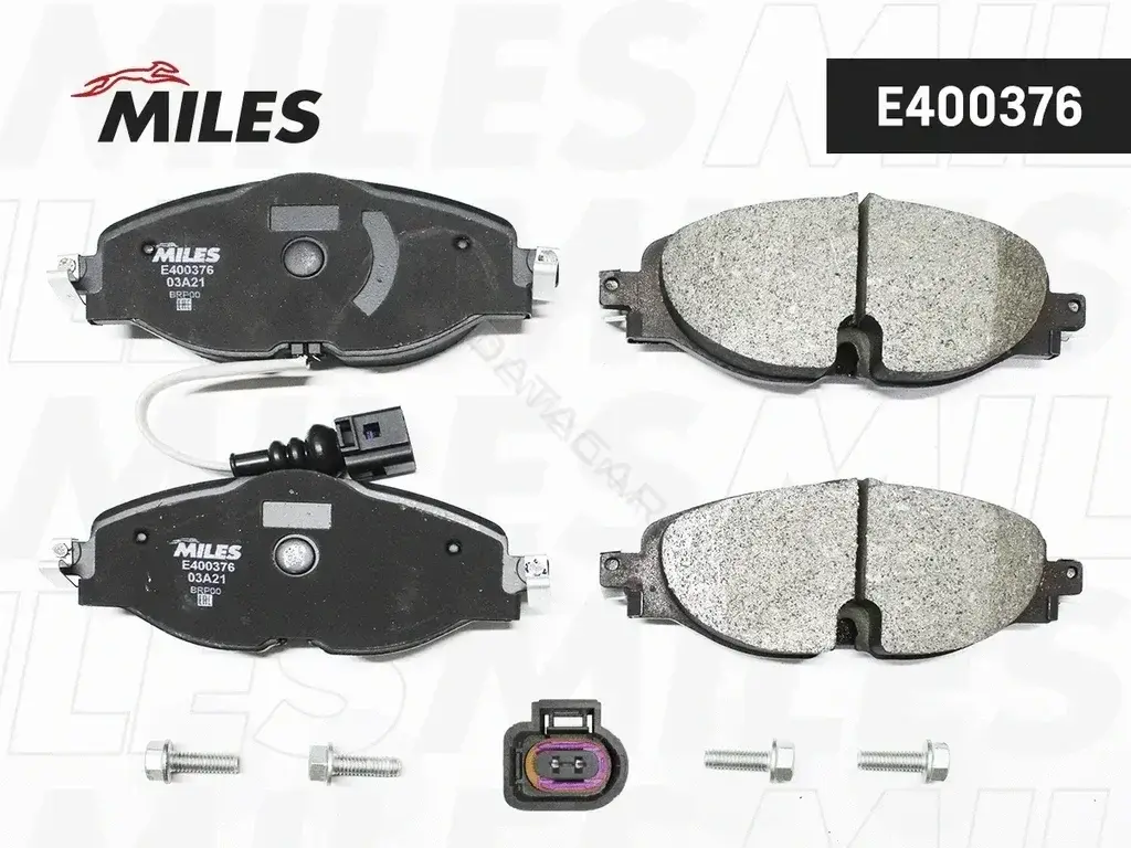 Тормозные колодки MILES E400376