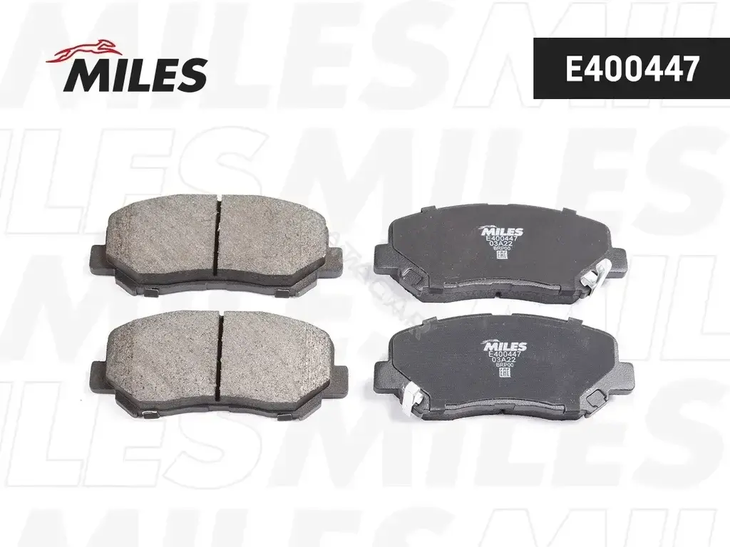Тормозные колодки MILES E400447