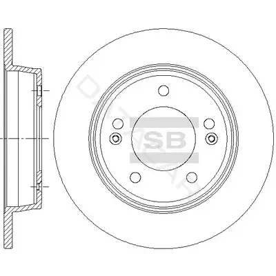 Тормозные диски Hi-Q SD1085