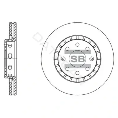 Тормозные диски Hi-Q SD3056