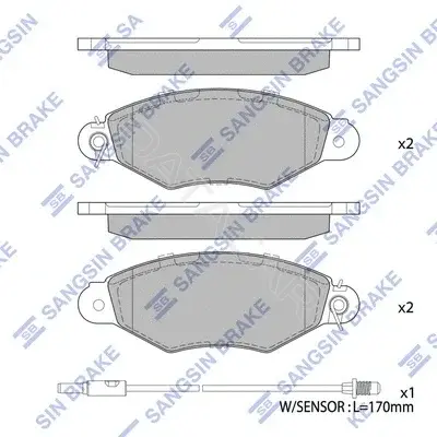 Тормозные колодки Hi-Q SP1890