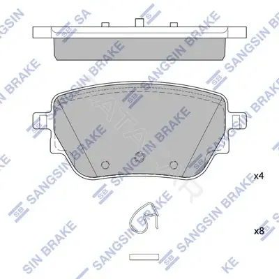 Тормозные колодки Hi-Q SP4337