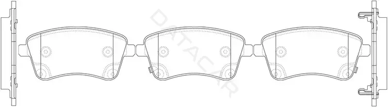 Тормозные колодки SB NAGAMOCHI BP10703