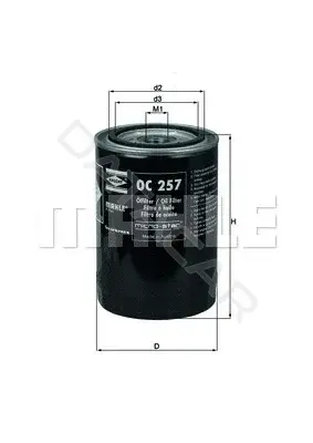 Масляный фильтр KNECHT/MAHLE OC257