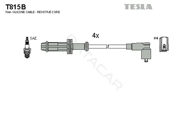 Высоковольтные провода TESLA T815B