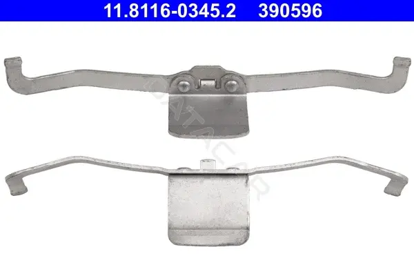 Пружина колодок ATE 11.8116-0345.2