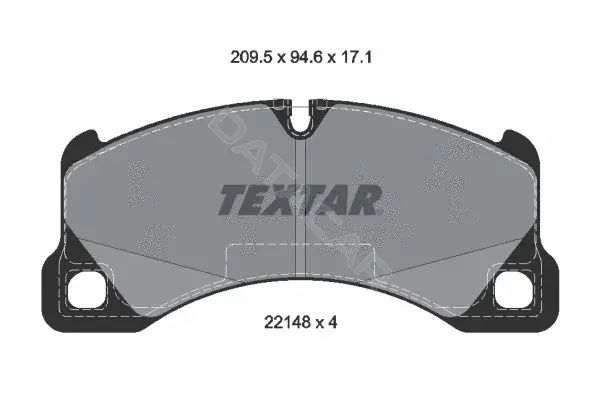 Тормозные колодки TEXTAR 2214801