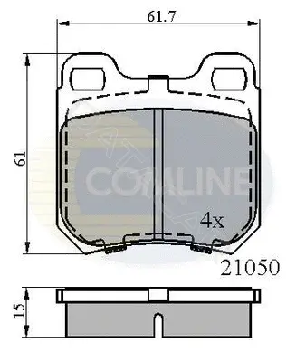 Тормозные колодки COMLINE CBP0741