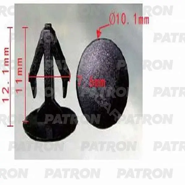Клипсы, фиксаторы, зажимы PATRON P37-0672