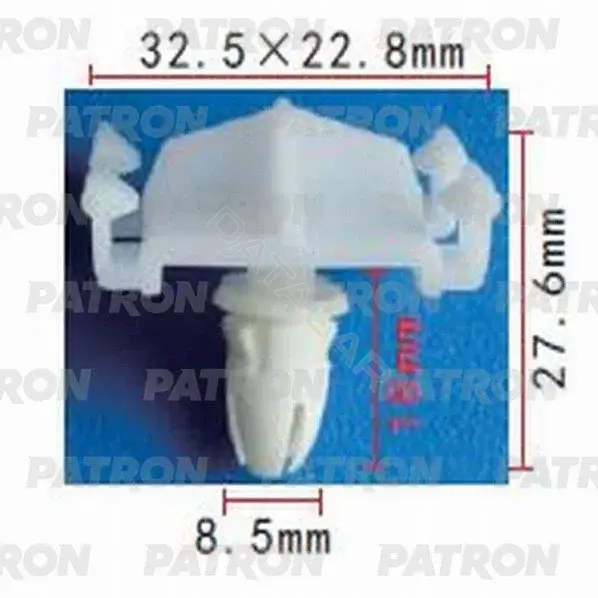 Клипсы, фиксаторы, зажимы PATRON P37-0929