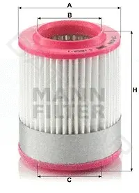 Воздушный фильтр MANN C1652/1
