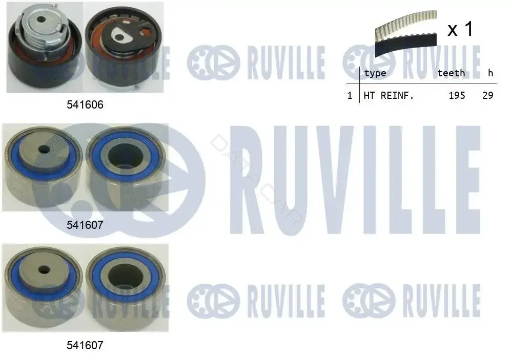 Комплект ГРМ RUVILLE 550323
